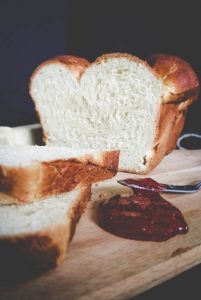 loaf of cut bread
